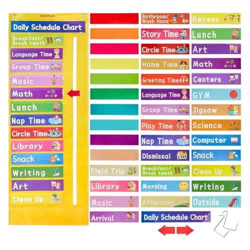 Calendario visual para estudiantes que necesitan organizar su tabla de gestión de rutina