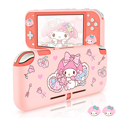 DLseego Carcasas para Nintendo Switch Lite, Accesorios Switch Lite y Funda Protectora Suave para Switch Lite con 2 Switch...