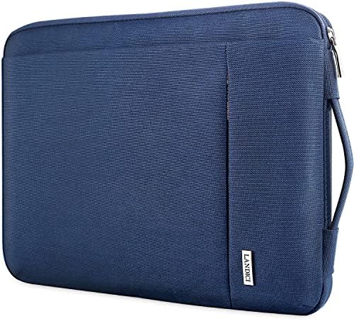LANDICI 360° Protective Laptop Sleeve 13-14 Inch, Computer Bag Carrying Case for MacBook Air 13 M1/M2, MacBook Pro 13/14, Chromebook 14, Slim, Shockproof, Waterproof, Blue