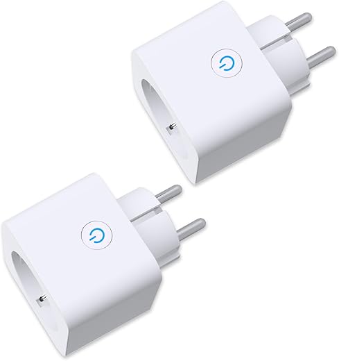 ANTELA WLAN Smart Steckdose 16A mit Alexa & Google Assistant Unterstützung