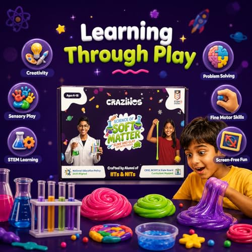 Image of Slime & Clay Sensory Play Kit for Kids, Age 3-12
