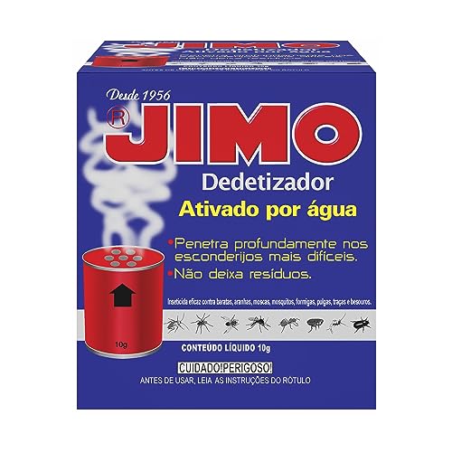 JIMO Dedetizador Ativado por Água Inseticida Desinsetização de Casas e Ambientes Fechados Eficaz contra Barata Aranha Pulga e Insetos Caseiros Tubo 10g