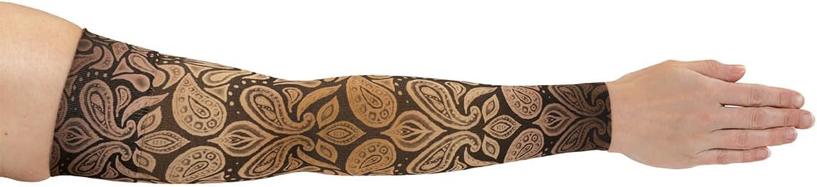 Lymphedivas Casbah Beige Medical Graduated Compression Arm Sleeve for Lymphedema