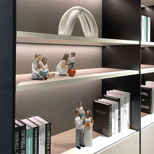 Family of 3 Figurines - Resin Family Sculpture Parents and Daughter Statue - Gifts for Home Decoration - Birthday, Thanksgiving, Christmas - Image 5