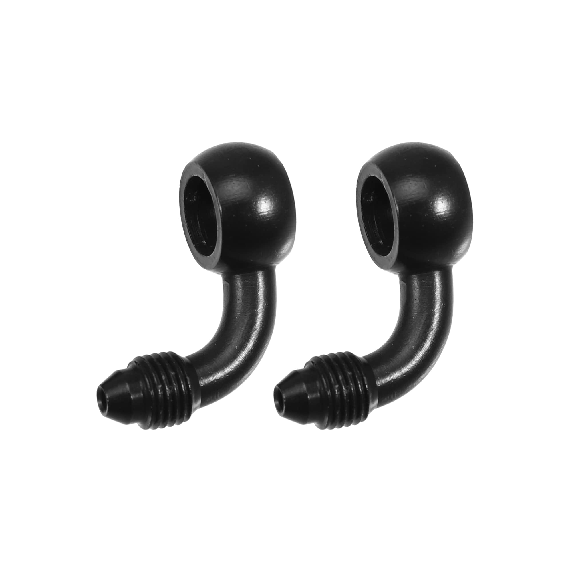A ABSOPRO 1 Set AN3 28 90 Gradi Moto Freno Tubo Linea 90cm Argento Tono