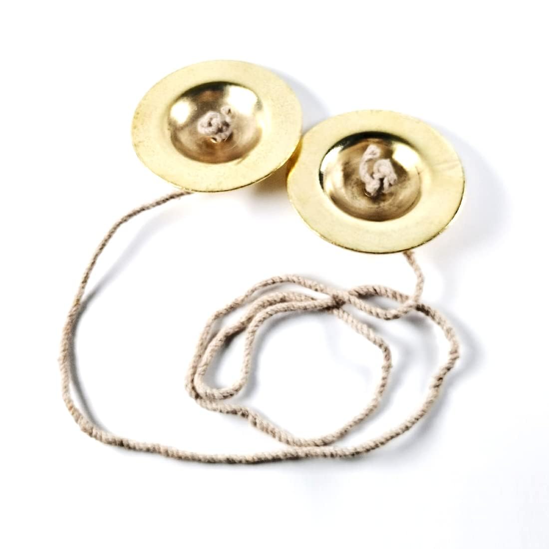 Traditional Hand Cymbal Manjeera for Mandir/Home Arti & Bhajan | Religious Musical Instrument (Brass, 3 Inches)-image-25