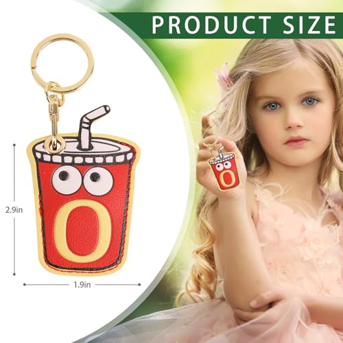Image of Leather Keychain Case Holder Compatible with Apple AirTag, GPS Airtag Keychain Finder Tracker with Key Ring, Anti-Scratch Protective Air Tag Cover | Leather