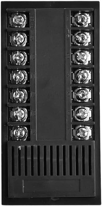 Rear view of the FCNGEVBH TC3-501T PID Temperature Controller showing wiring terminals.