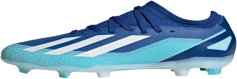 adidas Soccer X Crazylight.3 Firm Ground (Little Kid/Big Kid) Bright Royal/White/Solar Red 5.5 Big Kid M