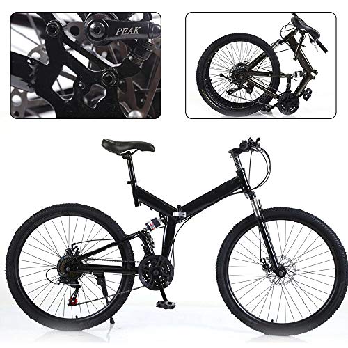 26 inch vouwfiets mountainbike 21 versnellingen dames jongens camping vouwfiets volwassen vouwfiets fiets - Afbeelding 5