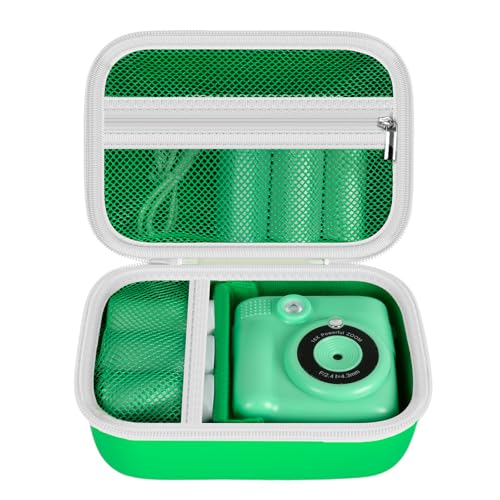 Housse photo imperméable enfants sacoche de protection verte à compartiment
