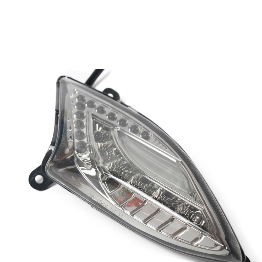 Nisza luces señalización Accesorios De Motocicletas Para YA&MAHA CYGNUS-X SE44J 2008-2012 Motocicleta Scooter Luz LED De Intermitente Luz Indicadora (Color : Red)