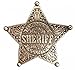 Produktbild Denix Sheriffstern Lincoln county Sheriff Stern messingf. Cowboy Western