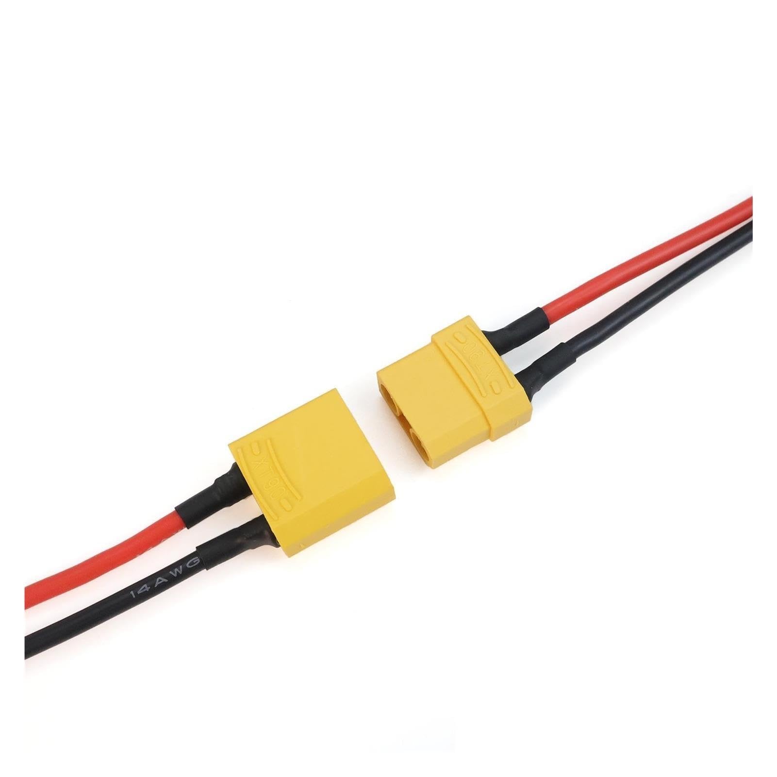 Spina connettore maschio femmina XT90 Filo in silicone 10AWG