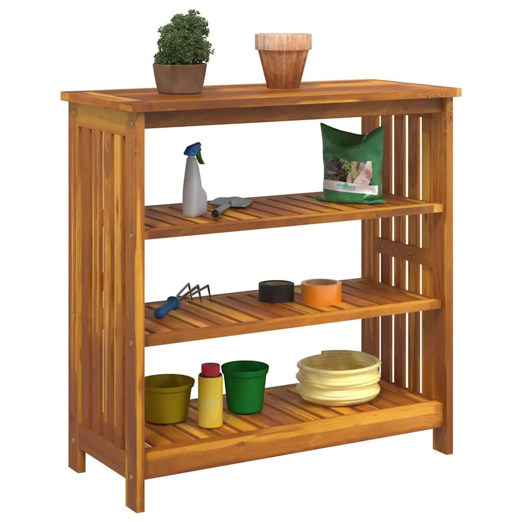 vidaXL Szafka ogrodowa Naturalny 90 x 40 x 90cm Lite Drewno Akacji, Ogród i taras, prostokątny, solidny kredens z akacji, nowoczesny, na narzędzia, meble odporne na warunki