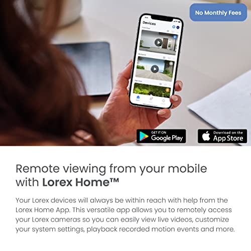 Lorex 4K Spotlight Indoor/Outdoor Wi-Fi 6 Technology Security Camera - With Smart Security Lighting For House, Apartment Or Business - Wi-Fi Cameras For Home Security (White) #TOP5