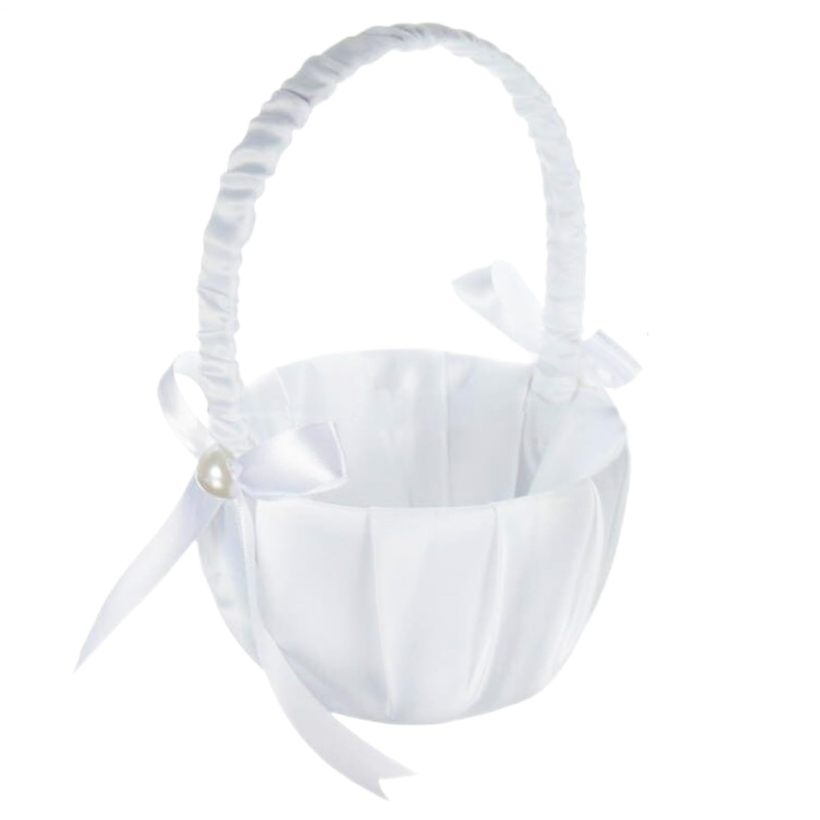 20 x 13 cm, cestino per fiori per matrimonio, matrimonio, ragazza, cestino per fiori in raso