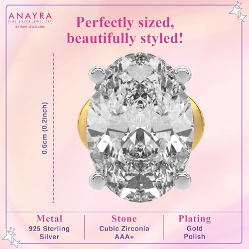 Image of 925 Sterling Silver Earrings for Women & Woman | Stud Earrings for Women | Daily Wear Silver Jewellery | Gift for Wife, Girlfriend, Mother, Sister | Rakhi Gift for Sister