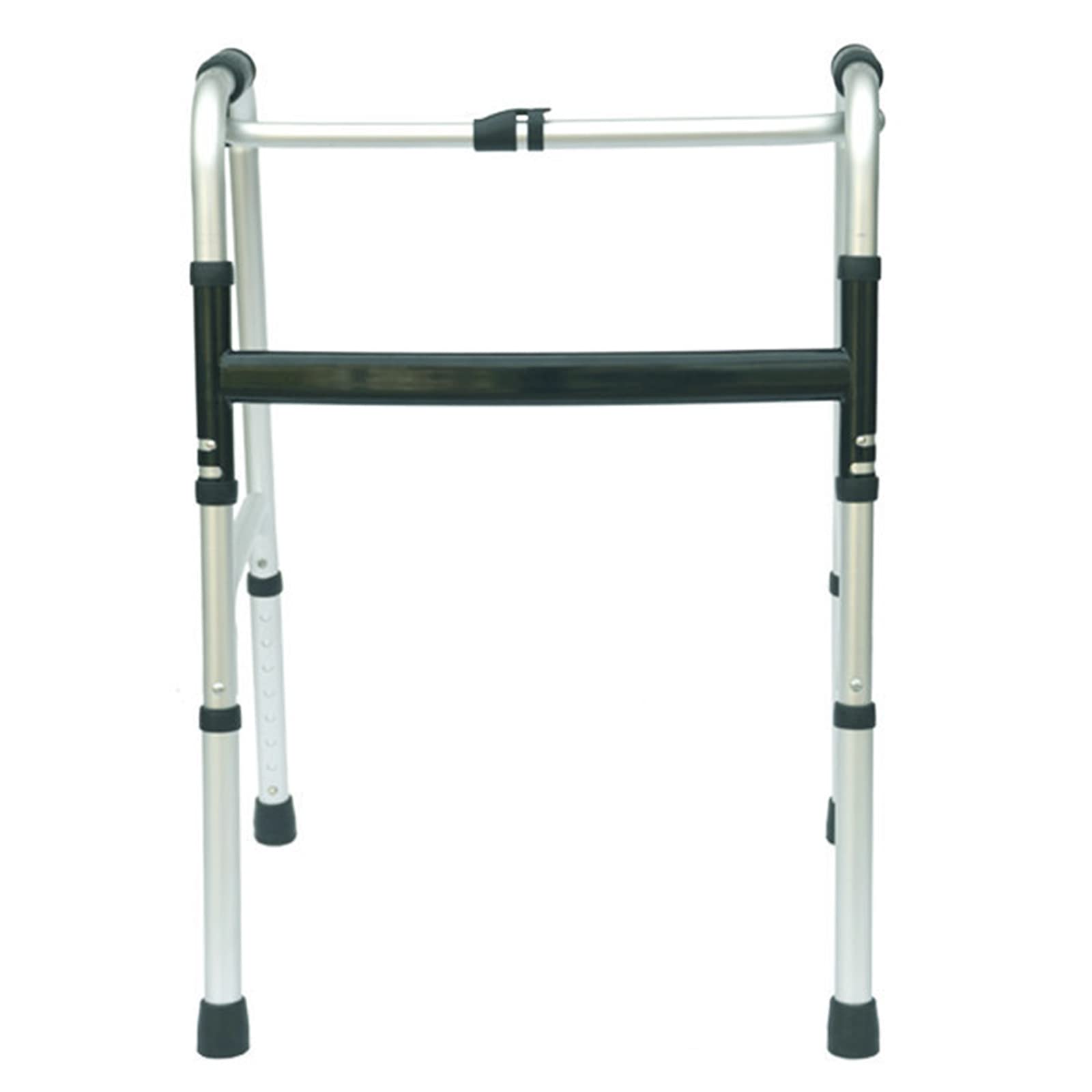 Cesta para Andador para Ancianos Plegable sin Ruedas, Cesta para Andador para Ancianos con Movilidad Portátil Liviana para Adultos Mayores Discapacitados, Altura Ajustable para per