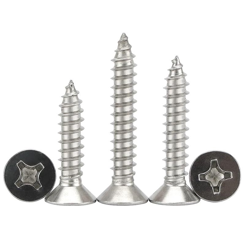 Tornillo autorroscante Phillips M3 x 15 mm cabeza plana miniatura 4