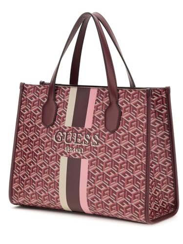 Image of GUESS Women's Printed Tote Bag| Ladies Purse Handbags | Gift For Ladies