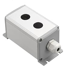 Metal Aluminum Pushbutton Industrial Home Control Switch Box 16mm 19mm 22mm 1/2/3/4/5/6 Holes 45 * 45mm 45 * 65mm2Hole,19mm 45x45mm