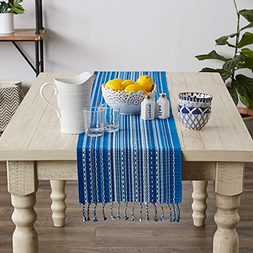 DII Southwest Collection Tabletop, Table Runner, Blue, "table runner, 14x72""" by DII - Image 4