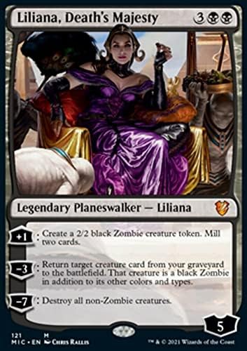 MTG Magic: The Gathering - Liliana, Death's Majesty (121) Innistrad: Midnight Hunt Commander MIC