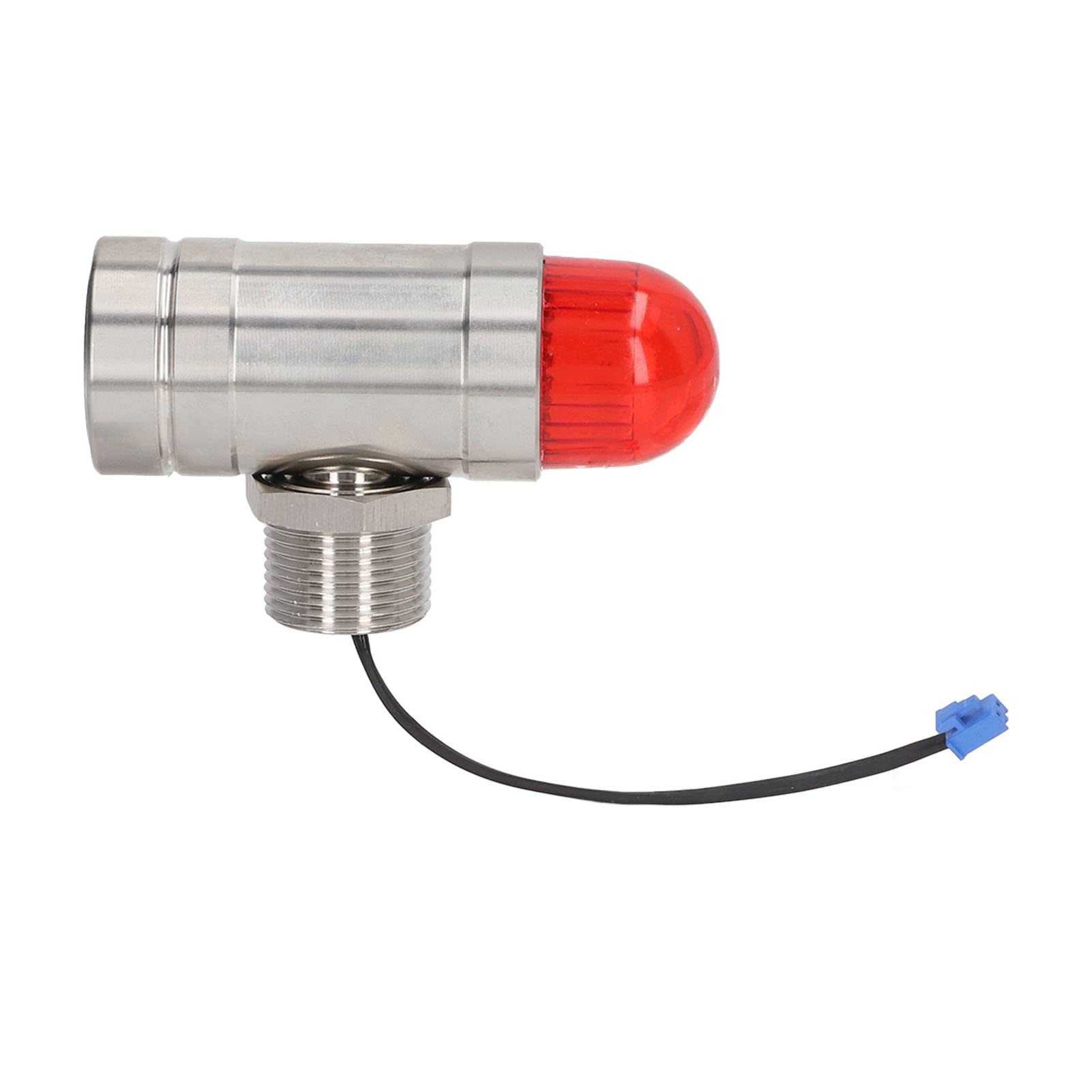 Explosion Proof Audible Visual Alarm, G3/4 DC24V Audible Visual Alarm, 304 Stainless Steel Acousto Optic Strobe Explosion Proof, Warning Lights