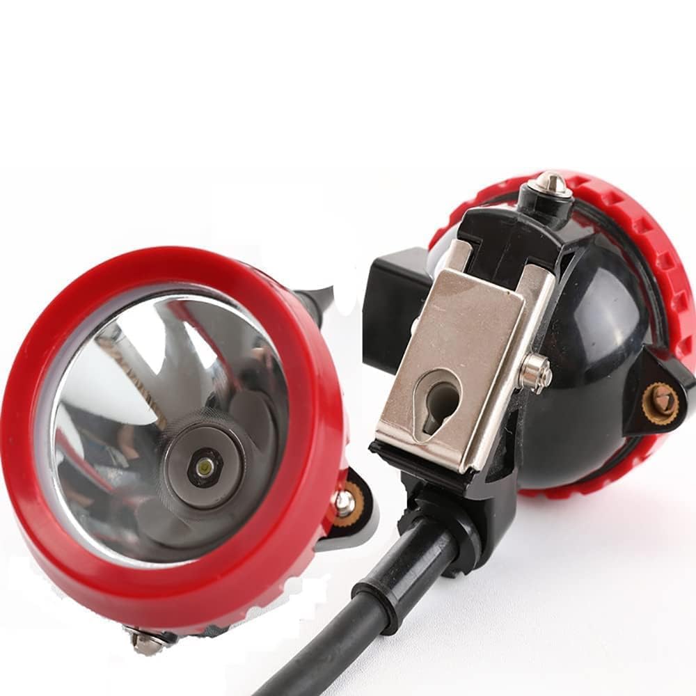 Linterna Frontal para Minero, Linterna Frontal para Mina De Carbón a Prueba De Explosiones, Luz De Tapa De Seguridad para Minero Impermeable Recargable, Luz Fuerte Y Luz Débil Ajustable