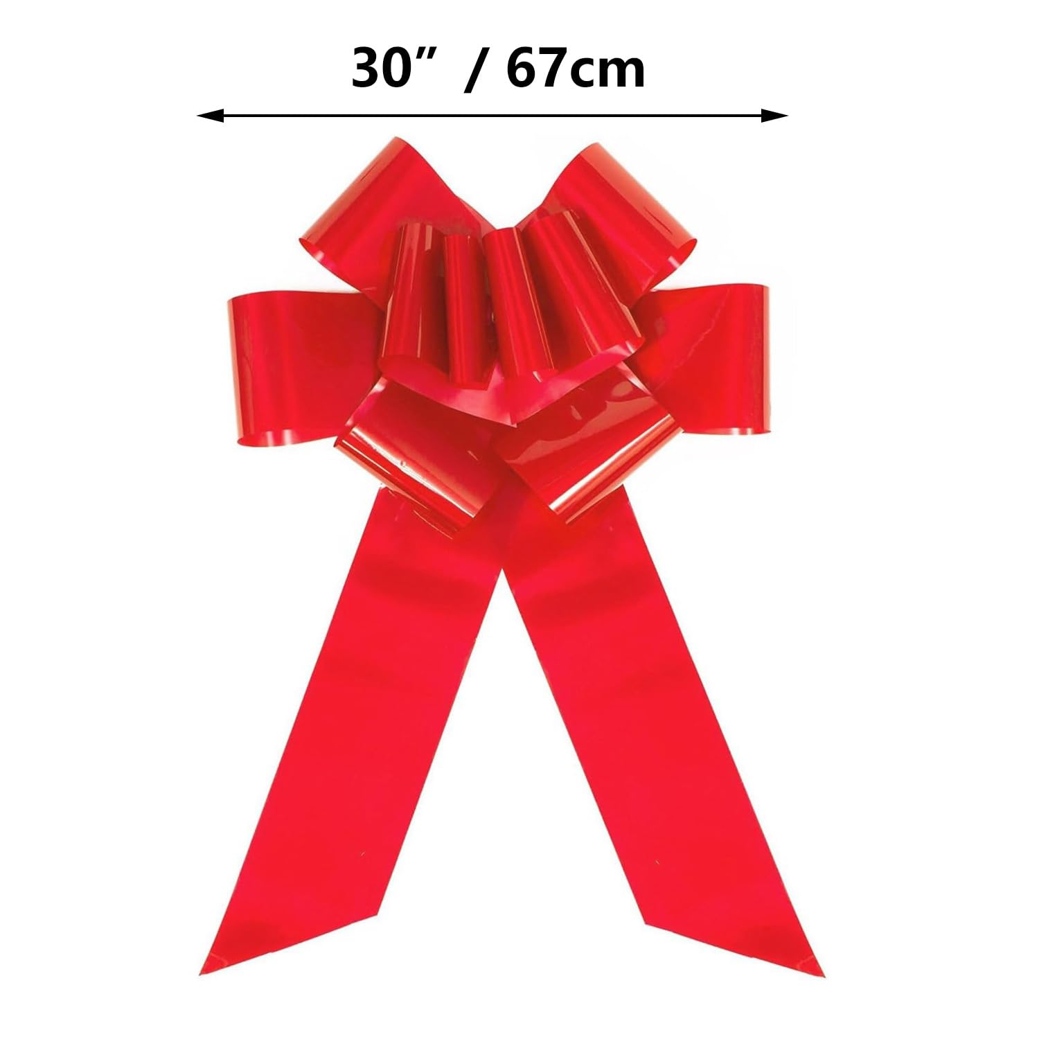 Fiocco Auto Compleanno 76 Cm - Nastro Rosso Happy Birthday Riutilizzabile Per Decorazioni Auto - Foto 10