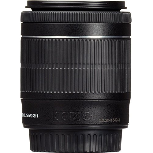 Canon EF-S 18-55mm f/3.5-5.6 is STM Lens + Filter Set + Close Up Macro Filters + Wide Angle Lens + Telephoto Lens + Pro Accessory Bundle - 18-55mm STM: International Version (No Warranty)