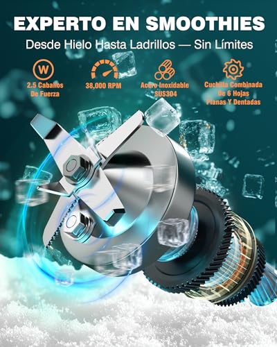 La Mejor Selección de licuadoras para frappe disponible en línea para comprar. 27 licuadoras para frappe marca WantJoin (3)