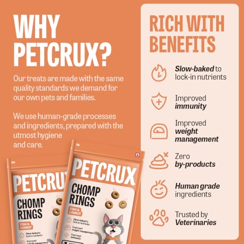 Image of Petrcux Fish & Carrot Cat Treats, 70g