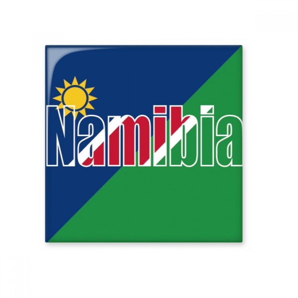 Carrelage céramique drapeau Namibie brillant pour décoration murale