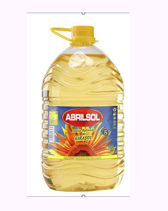 Sonnenblumenöl, Natives Speiseöl aus Sonnenblumen, 5 Liter Großflasche, Kaltgepresst, Lebensmittelqualität