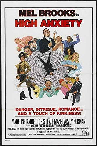 MariposaPrints 67004 High Anxiety Movie Mel Brooks, Madeline Kahn Decor Wall 16x12 Poster Print