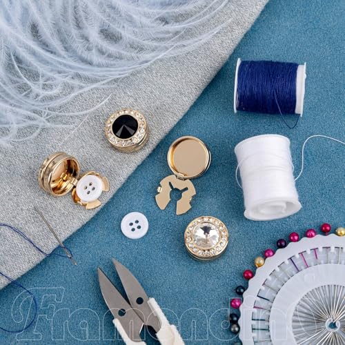 4 botones dorados para camisas de hombre miniatura 5