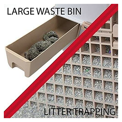 Caja de arena para gatos semiautomática limpieza rápida miniatura 4