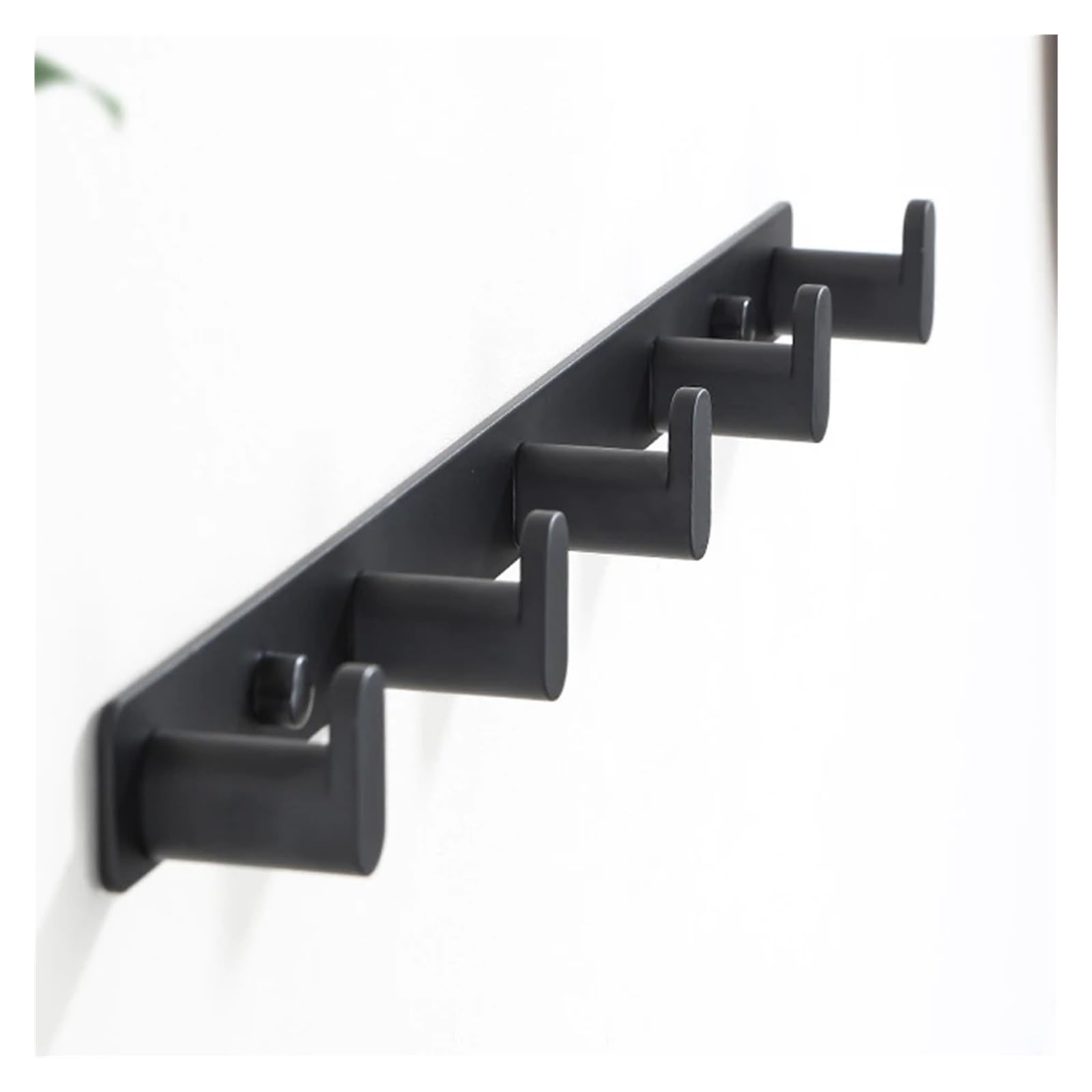 Sdfsdfds Black 5 Hooks Coat Rack, Wall Hooks(Black 5 Hooks)