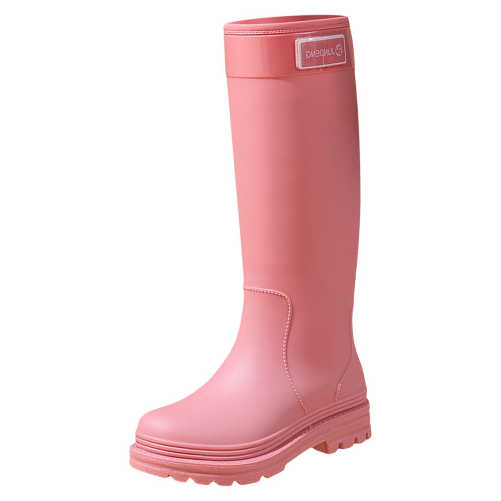 Botas de goma para mujer, impermeables, botas de lluvia, botas de agua, botas de agua, botas de jardín, botas de lluvia antideslizantes, botas de lluvia largas, botas de goma