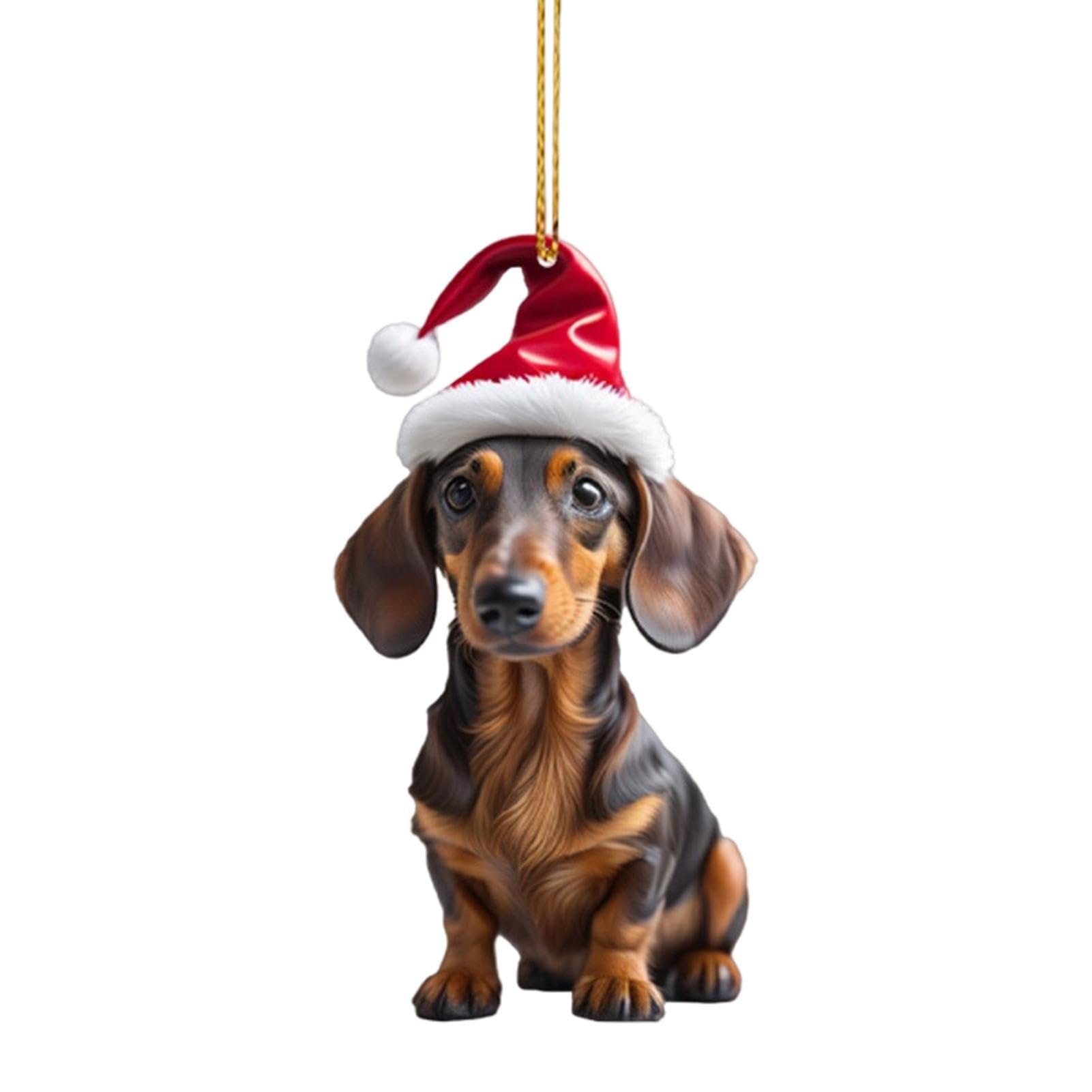 Stronrive Dachshund Ornament 2023 - Funny Dog Tree Ornament - Dog Lovers Idea Xm-as Decor, Dachshund Ornaments For Tree, Dachshund Decorations Keepsake