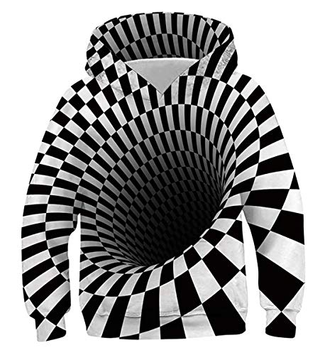 Belovecol Sudaderas niño niña 3D Hoodie Cool Sudadera con Capucha Casual Hoody Jersey 8 9 10 años