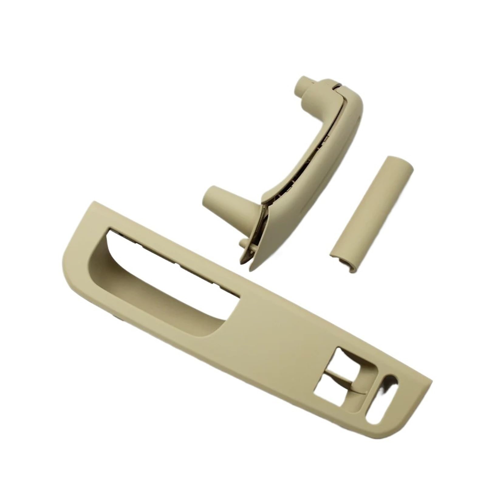 JYUTDW for Golf MK4 1999-2004 Car Interior Handle Inner Door Armrest Panel Pull Inner Door Handle Car(RHD-Beige)