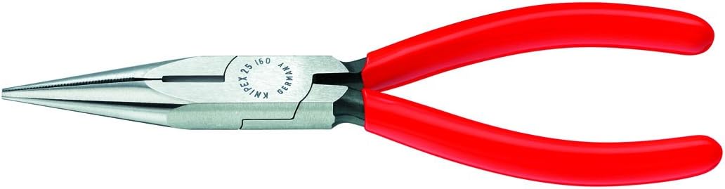 KNIPEX - 25 01 160 Tools - Long Nose Pliers With Cutter (2501160), 6-1/4 inches