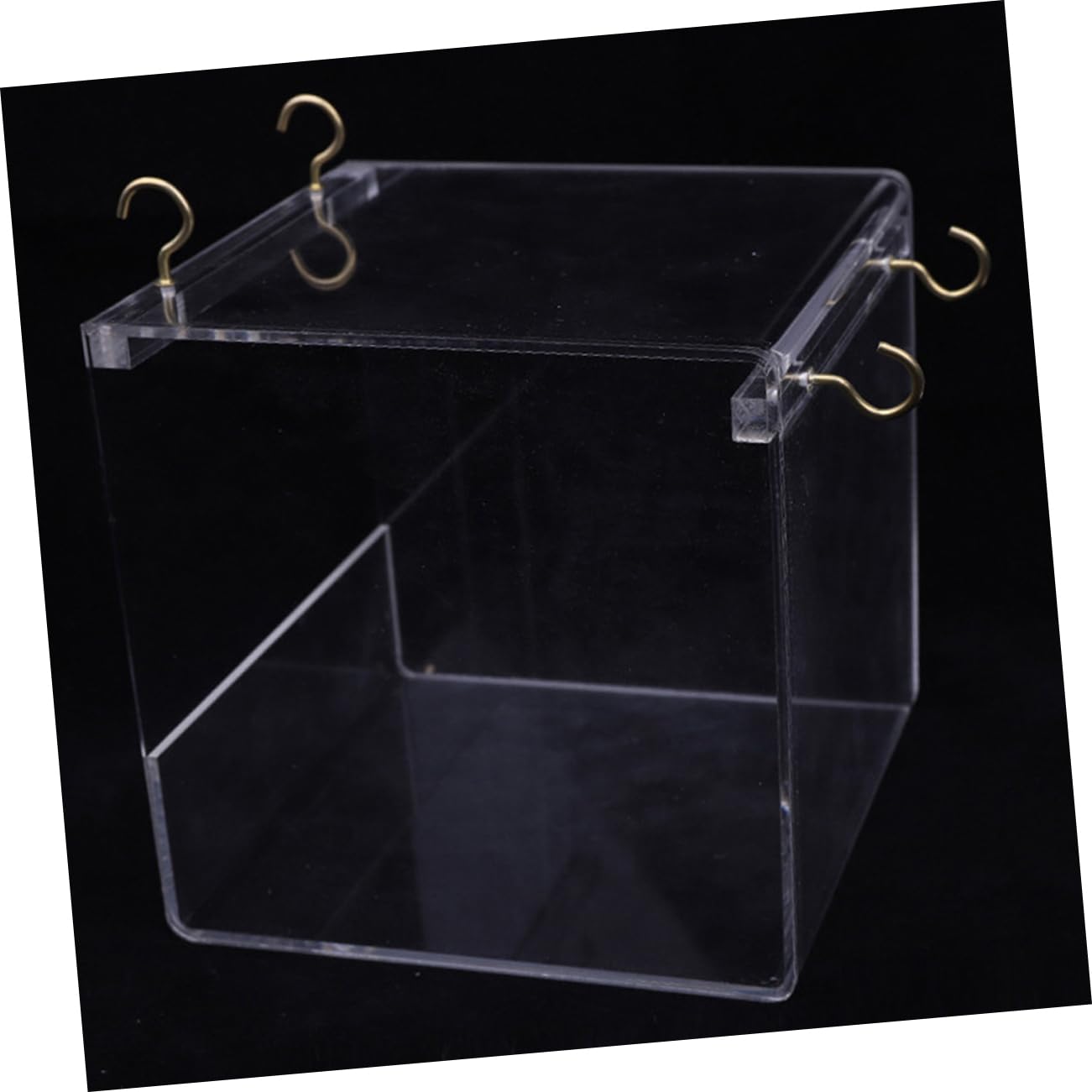 DOITOOL Transparentes Vogelbad für Käfige aus Kunststoff für Kanarienvögel