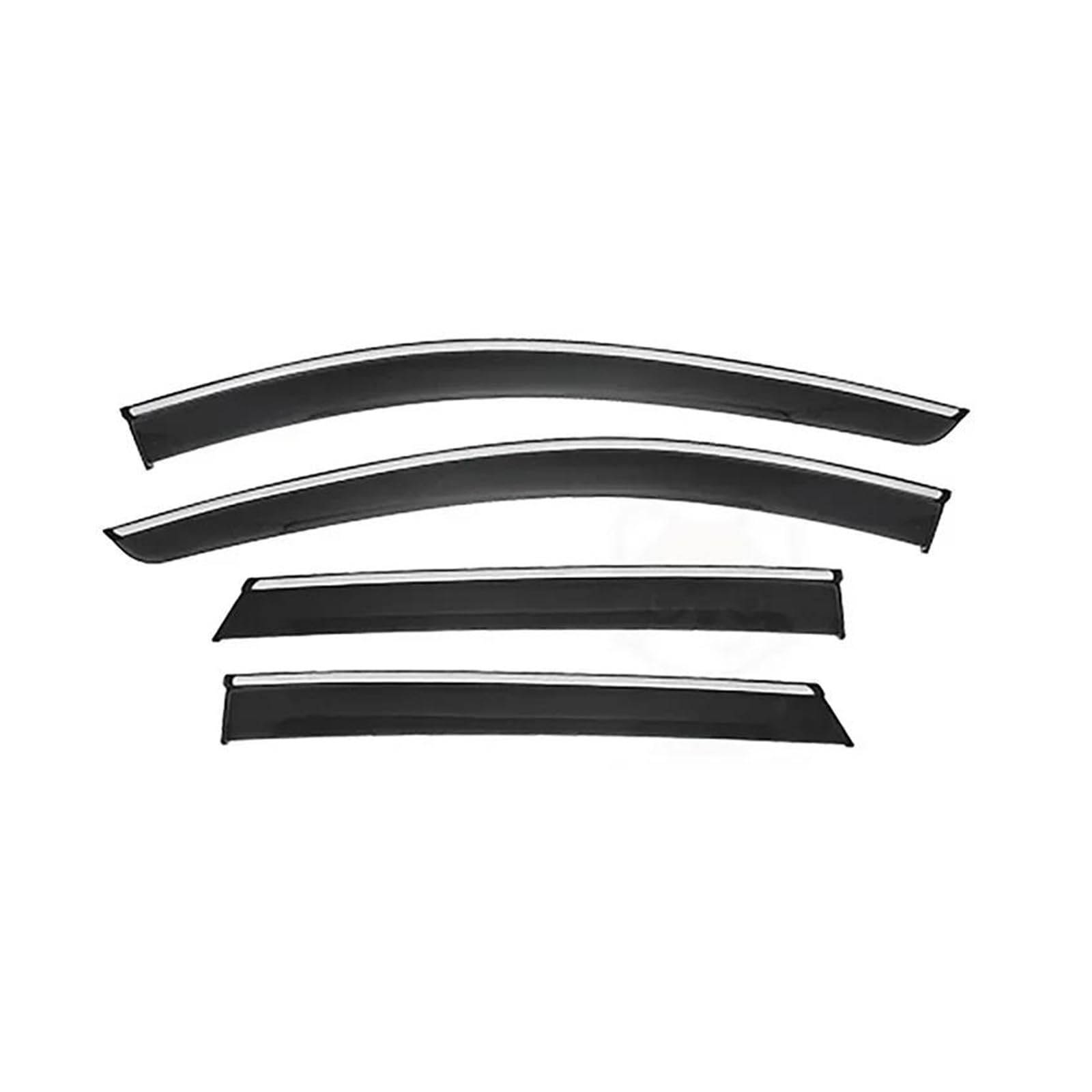 Seitenfensterabweiser Car Window Weather Shields For BYD For Yuan For Plus For Atto 3 2022+ Paste-mounted Window Deflector Rain Covers 4Pcs/Set