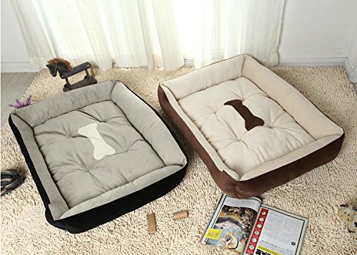 Lit pour chat ou chien YZCIS en microfibre renforcée lavable
