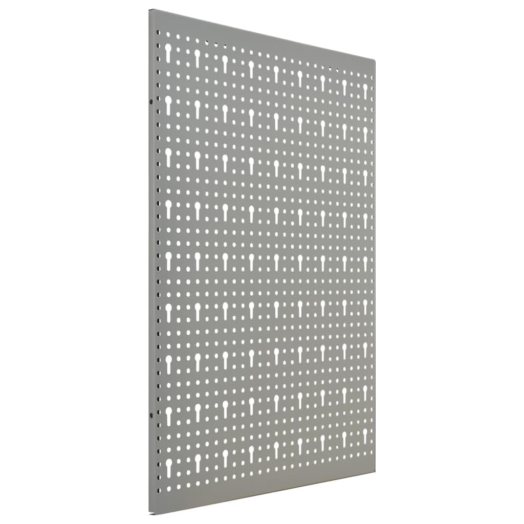 vidaXL Pannelli per Utensili a Parete 4 pz 40x58 cm in Acciaio