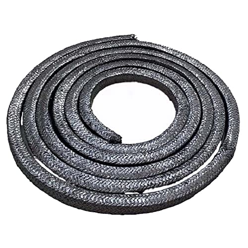 Grafito flexible expandido, Embalaje trenzado de grafito, alambrón de grafito, sello de bomba, grafito(18 * 18mm)